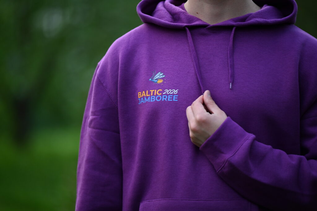 Sweatshirt (with a hood) - purple