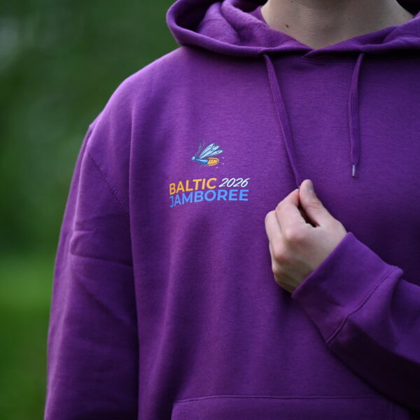 Sweatshirt (with a hood) - purple