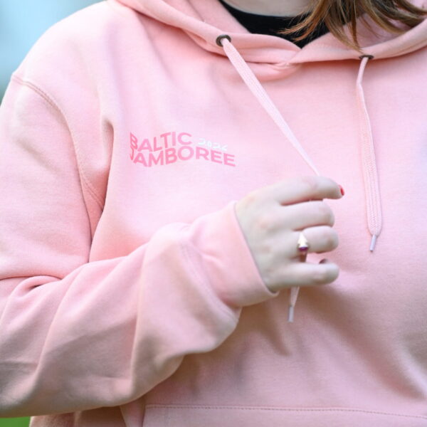 Sweatshirt (with a hood) - pink