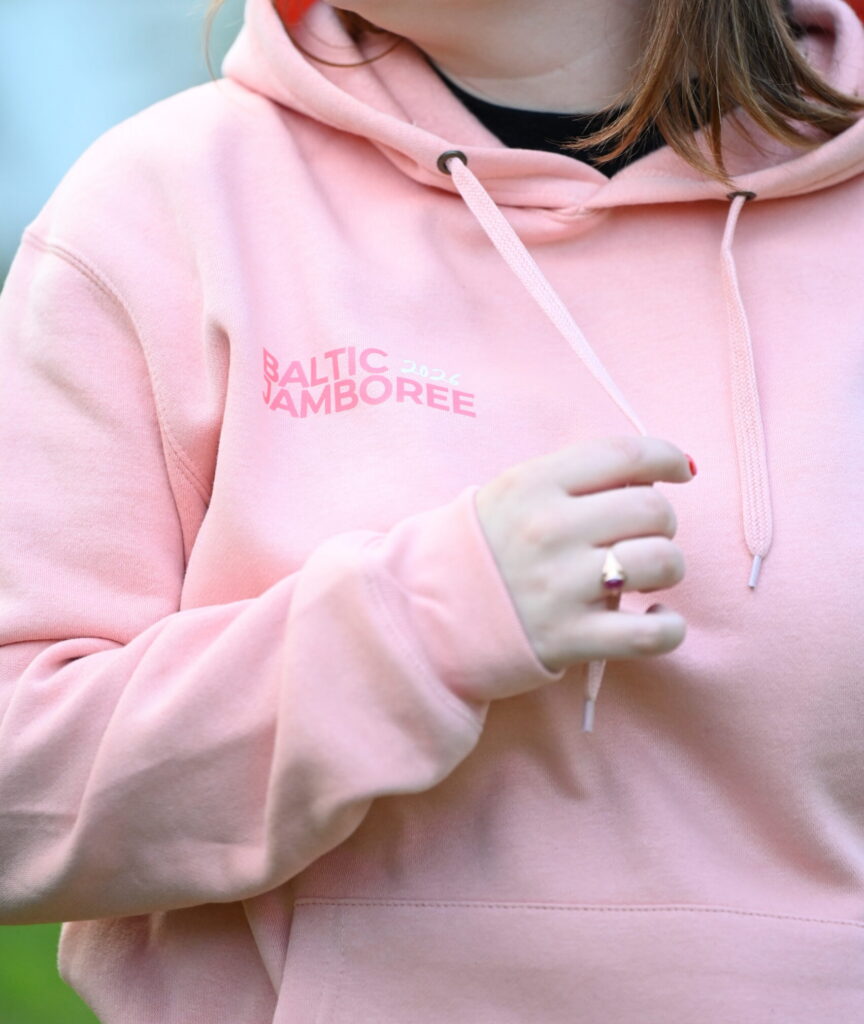 Sweatshirt (with a hood) - pink
